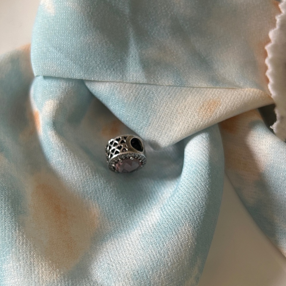 Pandora Purple and Silver Bracelet Charm - Picture 2 of 5